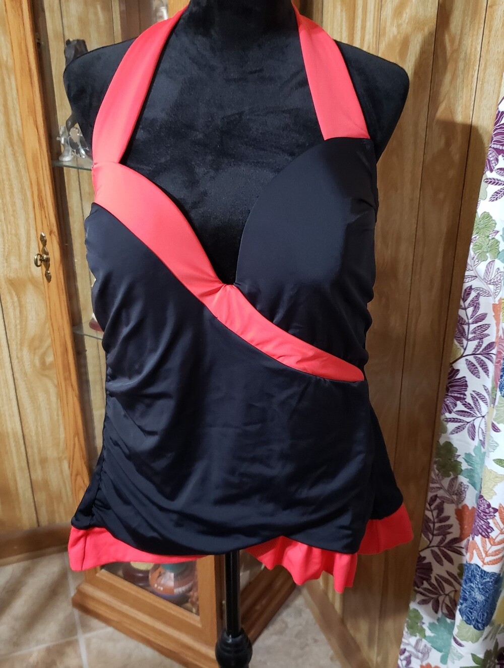 Sophie Theallet Cacique Halter Tankini Top